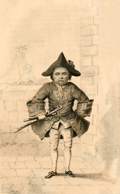 Chevalier Desseasau, notável por sua vaidade, 1821. de Robert Cooper