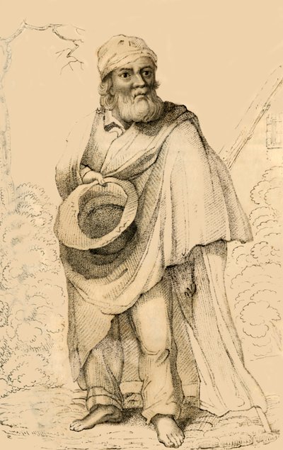 Thomas Hudson, Notável por seus infortúnios, 1821. de Robert Cooper
