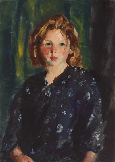 Retrato de uma menina, 1928 de Robert Cozad Henri