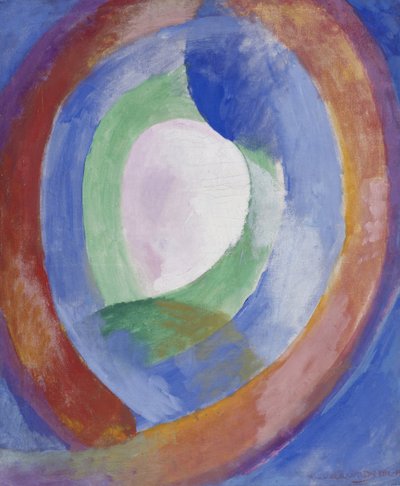 Formas circulares, lua não. 1 de Robert Delaunay