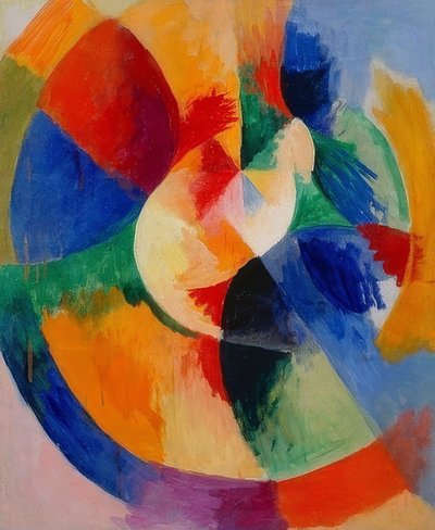Kreisformen, Sonne (formas circulares, sol). 1912-13 de Robert Delaunay
