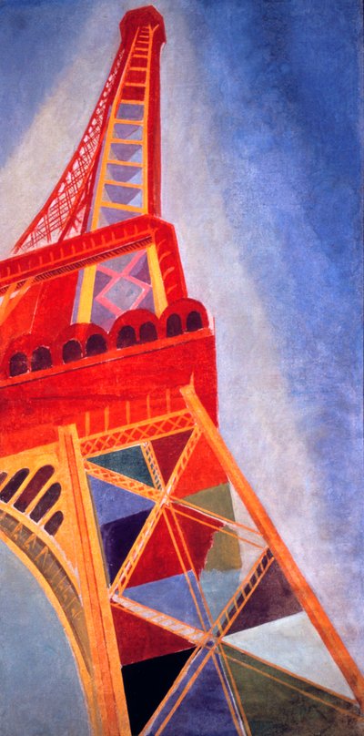 A Torre Eiffel, 1926 de Robert Delaunay