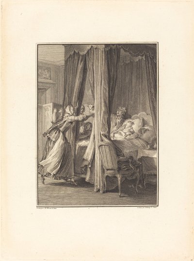 A morte de Julie de Robert Delaunay after Jean Michel Moreau