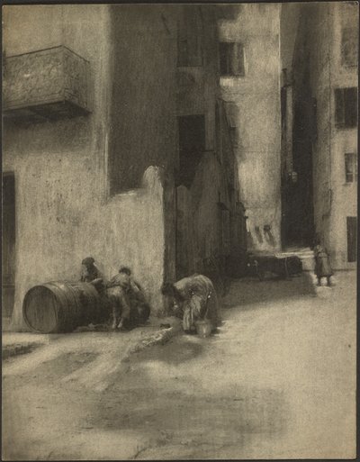 Canto de rua em Menton de Robert Demachy