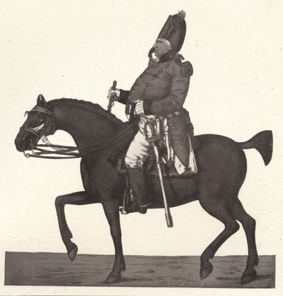 Uma visão geral da velha Inglaterra O 41º regimento galês, 1770-1810, 1909 de Robert Dighton