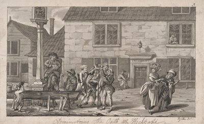 Administração do Juramento em Highgate de Robert Dighton