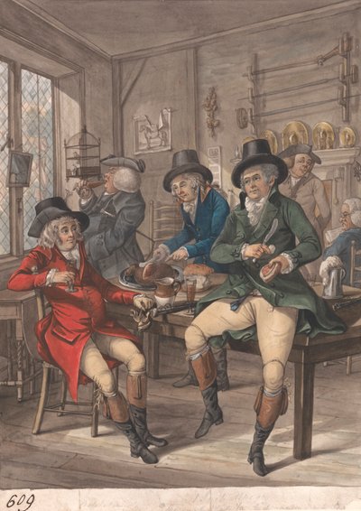 Salão de solteiros de Robert Dighton