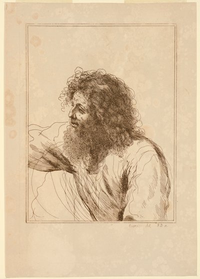 Cabeça de um velho de Robert Dighton