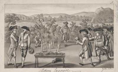 Exercício moderno de Robert Dighton