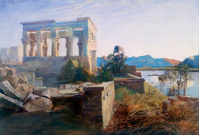 Philae, Egito, século XIX de Robert Dighton