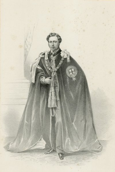 Sua Alteza Real Alberto Eduardo Príncipe de Gales (cromolitografia) de Robert Dudley