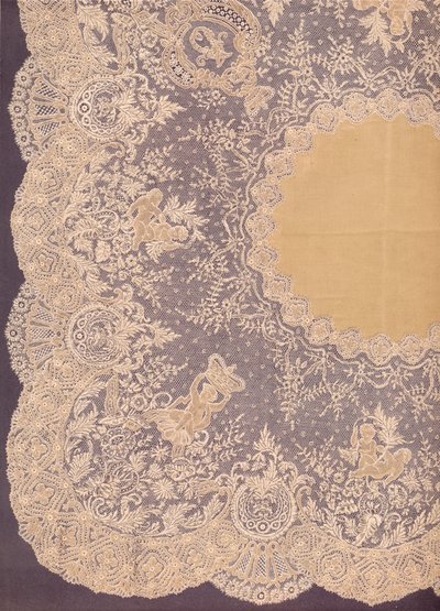 Lenço de Renda de Bruxelas, 1863. de Robert Dudley