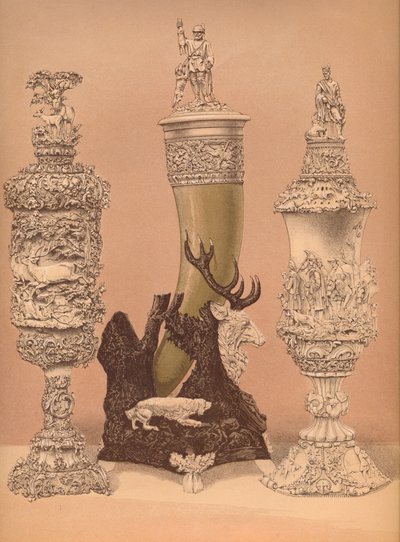 Esculturas em marfim, 1893. de Robert Dudley