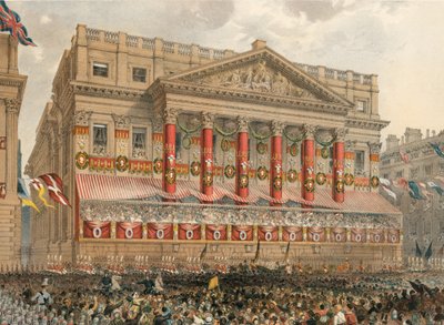 A Mansion House, 7 de março de 1863 (gravura) de Robert Dudley