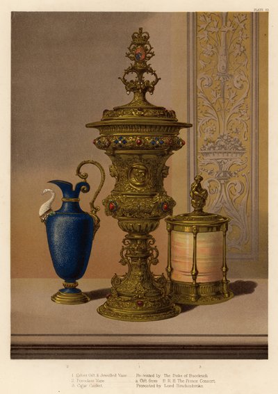 Presentes de casamento (cromolitografia) de Robert Dudley