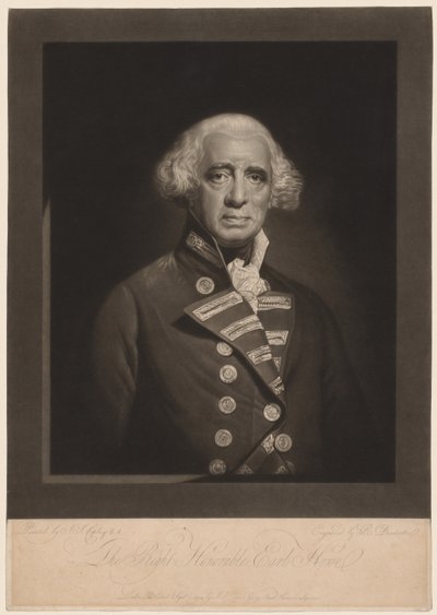 Richard, Earl Howe, 1794. de Robert Dunkarton