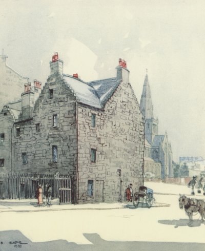 Glasgow: Provands Lordship (litografia a cores) de Robert Eadie