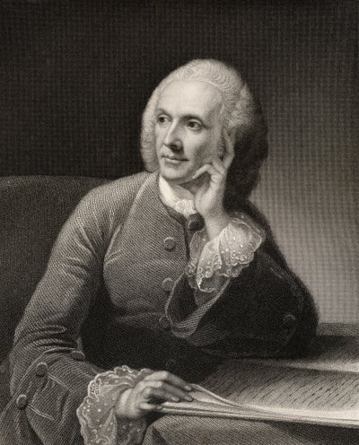 William Hunter, gravado por J. Thompson, da &39;National Portrait Gallery, Volume II&39;, publicado em 1820 de Robert Edge Pine