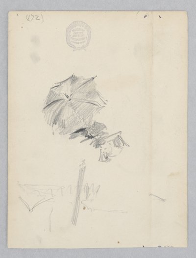 Artista desenhando de Robert Frederick Blum