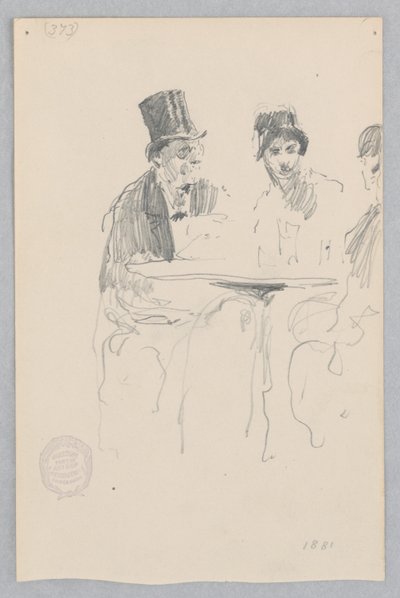 Cena do café de Robert Frederick Blum
