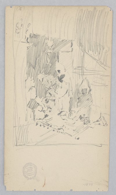 Entrada para uma mesquita de Robert Frederick Blum