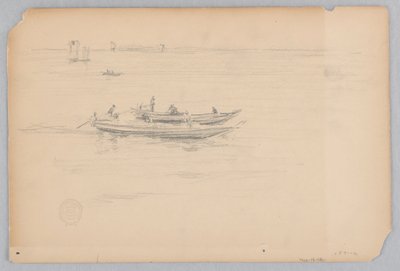 Barcos de pesca, Japão de Robert Frederick Blum