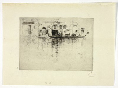 Gôndolas e Palácio Veneziano de Robert Frederick Blum