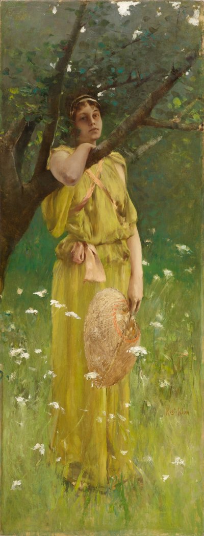 Devaneio, c.1883-1884 (óleo sobre tela) de Robert Frederick Blum