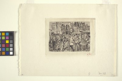 Cena em um circo (tinta) de Robert Frederick Blum