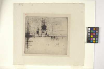 Navegação na lagoa veneziana (gravura) de Robert Frederick Blum