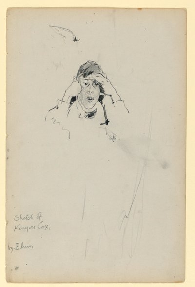 Esboço de Kenyon Cox de Robert Frederick Blum