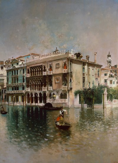 O Grande Canal, Veneza de Robert Frederick Blum