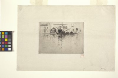 Canal veneziano (tinta) de Robert Frederick Blum