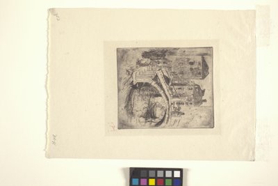 Canal e ponte veneziana (gravura) de Robert Frederick Blum