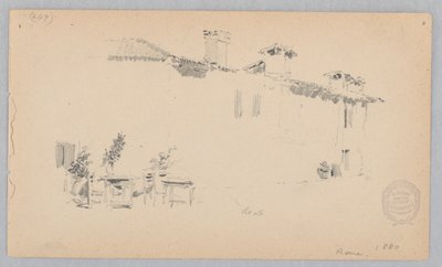 Vista de Roma, Itália de Robert Frederick Blum