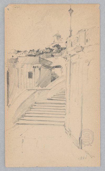 Vista de Roma, Itália de Robert Frederick Blum