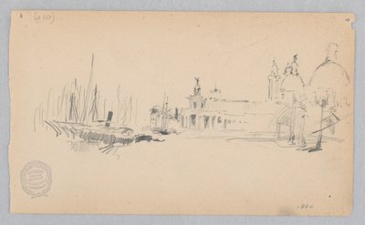 Vista de Veneza, Itália de Robert Frederick Blum