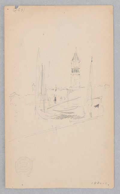 Vista de Veneza, Itália de Robert Frederick Blum