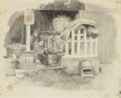 Onde o saquê é vendido, 1890 de Robert Frederick Blum
