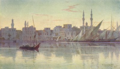 Manhã cedo em Damietta, c1880, 1904 de Robert George Talbot Kelly