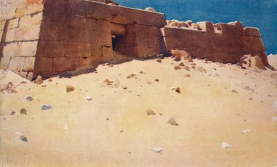 Mastaba Abaixo da Segunda Pirâmide, c1880, 1904 de Robert George Talbot Kelly