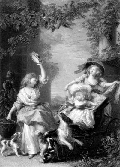 As princesas reais, filhos do rei George III, século XIX. de Robert Graves