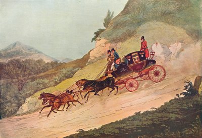 Royal Mail Coach, século XIX, 1907 de Robert Havell