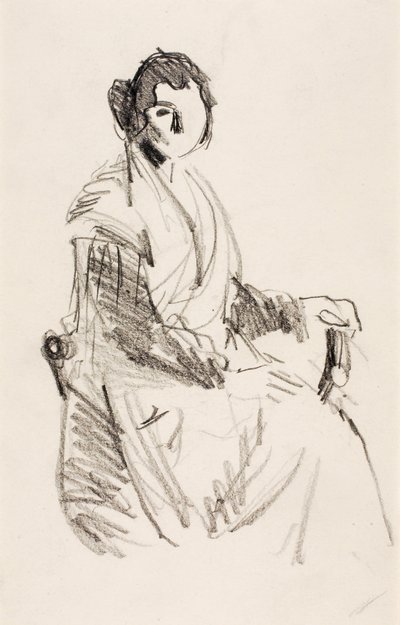 Mulher sentada de Robert Henri