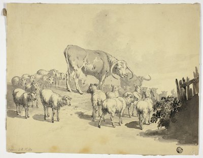 Vacas e ovelhas de Robert Hills