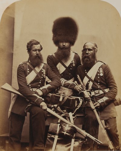 Nunn, Potter e Deal, Guardas da Coldstream de Robert Howlett