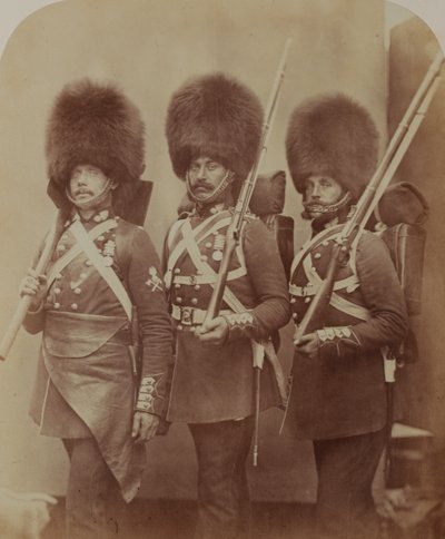 Maneiras e guardas pioneiros Webster e Lemmen, Grenadier Guards de Robert Howlett
