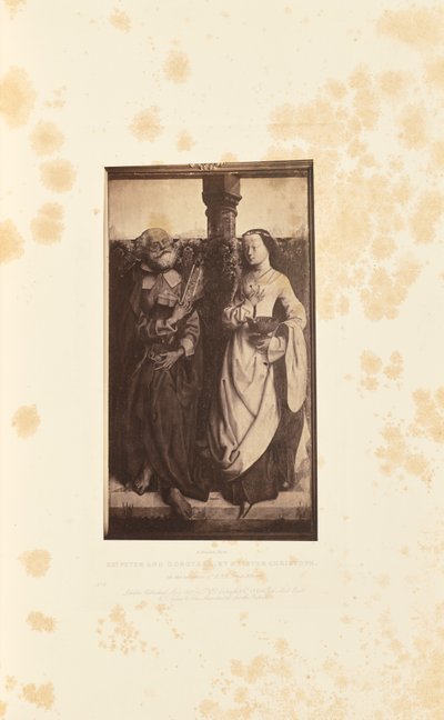 Os Santos Pedro e Doroteia, de Meister Christoph de Robert Howlett