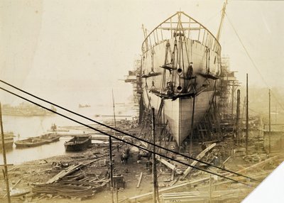 The Great Eastern, 1857 (impressão de albume) de Robert Howlett