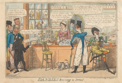 Dandies a Ter um Tratamento de Robert Isaac Cruikshank